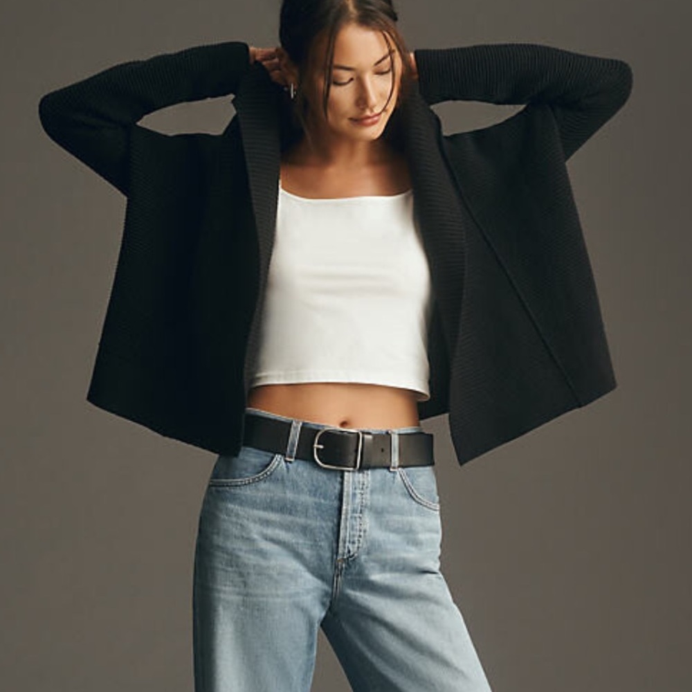 Pilcro Ottoman Stitch Cardigan Sweater (Anthropologie)
